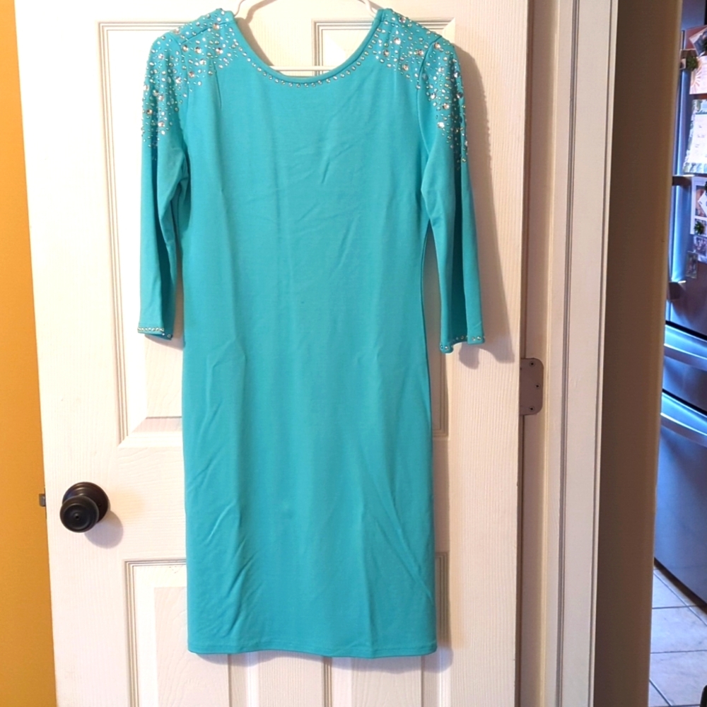 Women's teal dress